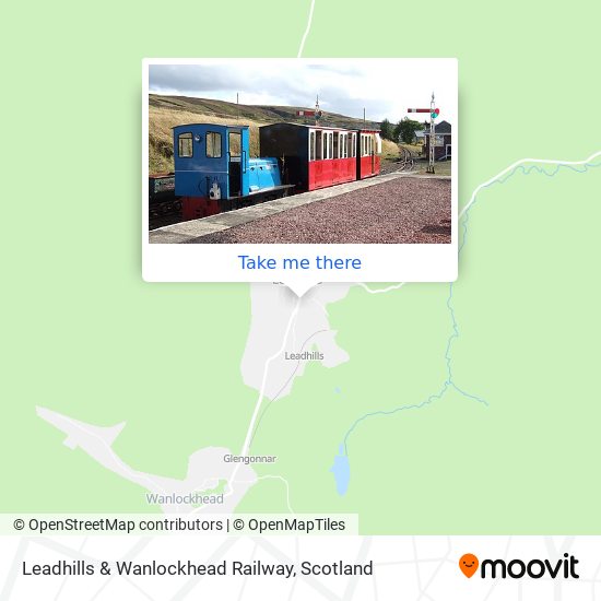 Leadhills & Wanlockhead Railway map