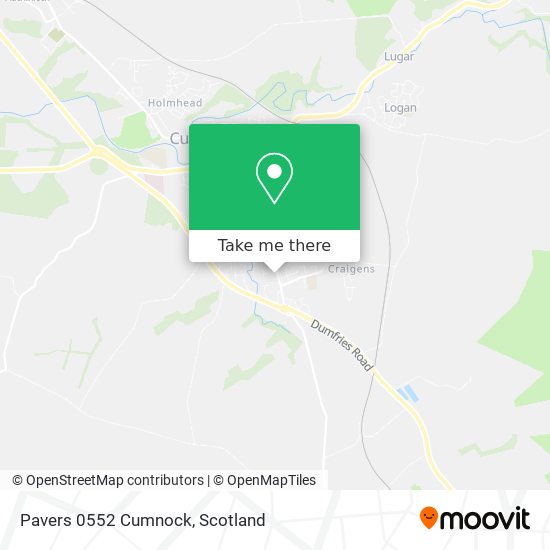 Pavers 0552 Cumnock map