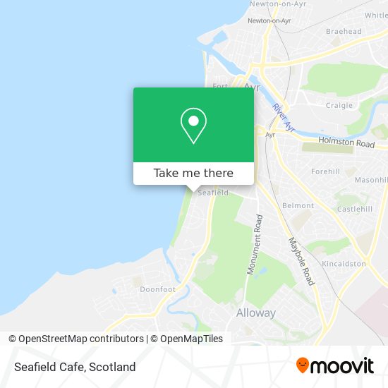 Seafield Cafe map