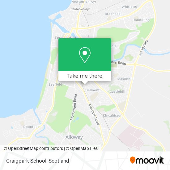 Craigpark School map