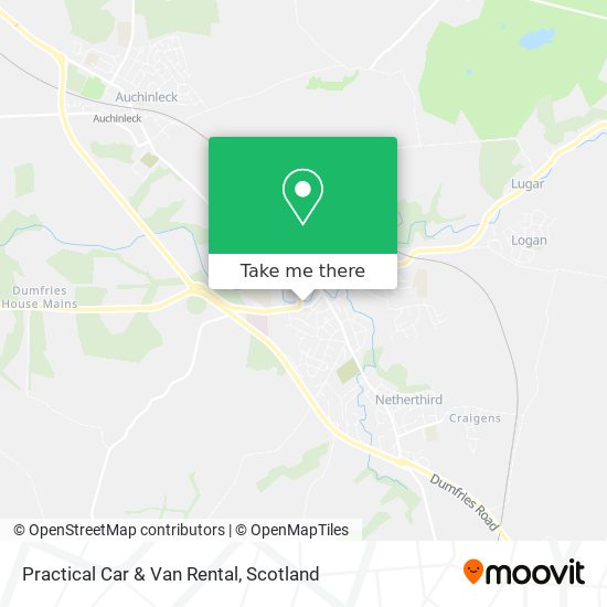 Practical Car & Van Rental map