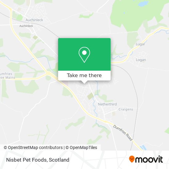 Nisbet Pet Foods map