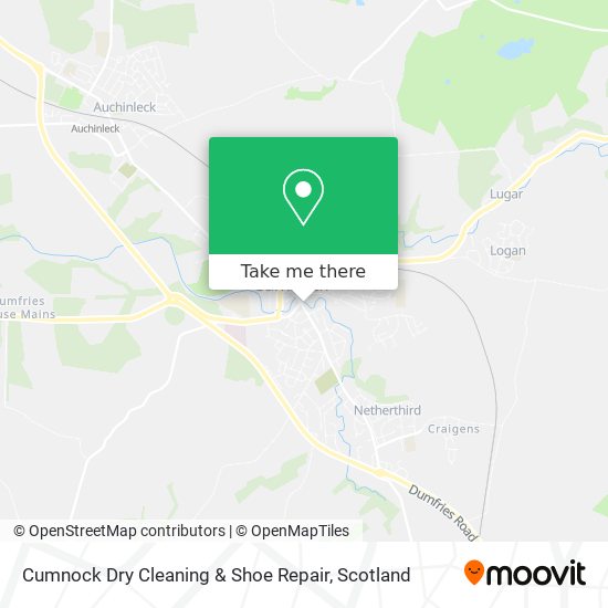 Cumnock Dry Cleaning & Shoe Repair map