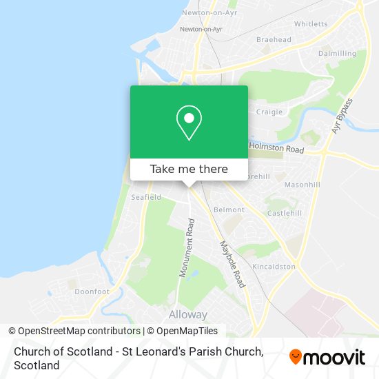 Church of Scotland - St Leonard's Parish Church map