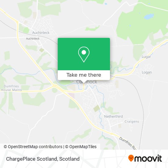 ChargePlace Scotland map