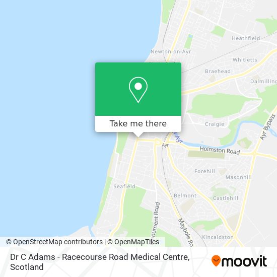 Dr C Adams - Racecourse Road Medical Centre map