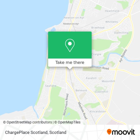 ChargePlace Scotland map