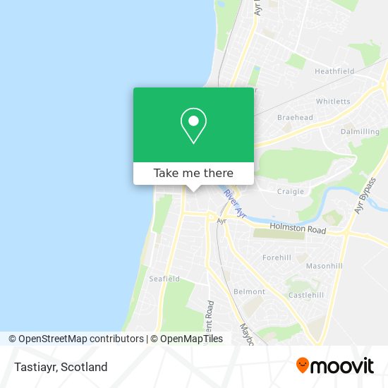 Tastiayr map