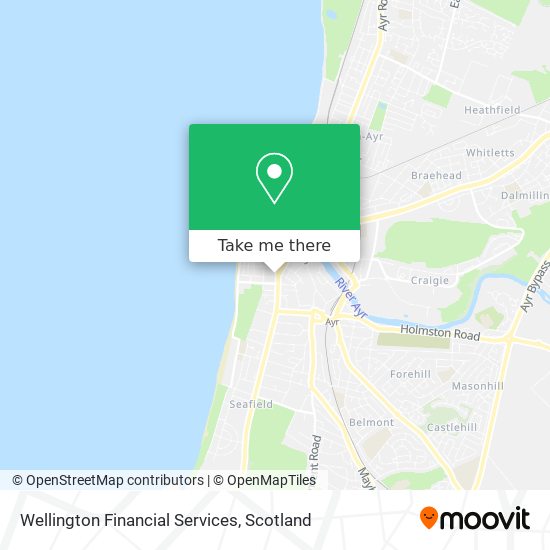 Wellington Financial Services map