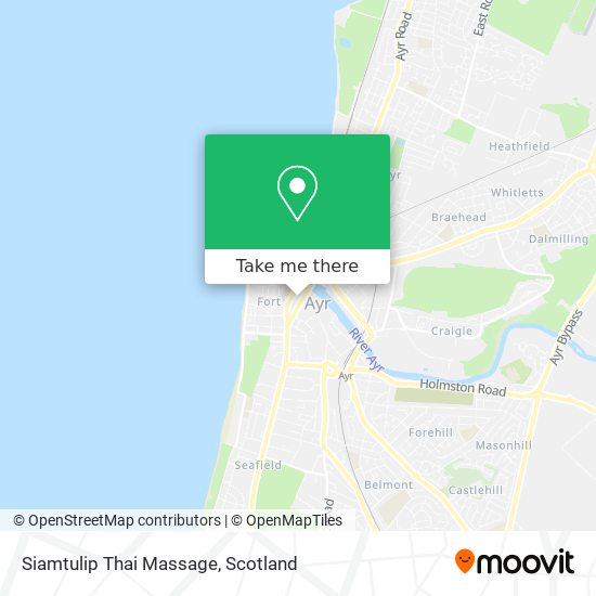 Siamtulip Thai Massage map