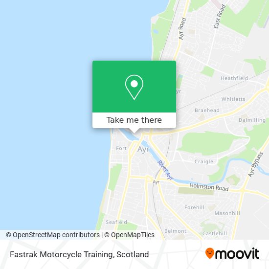 Fastrak Motorcycle Training map