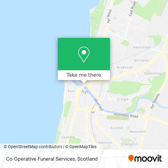 Co-Operative Funeral Services map