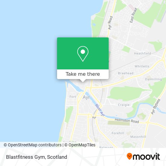 Blastfitness Gym map