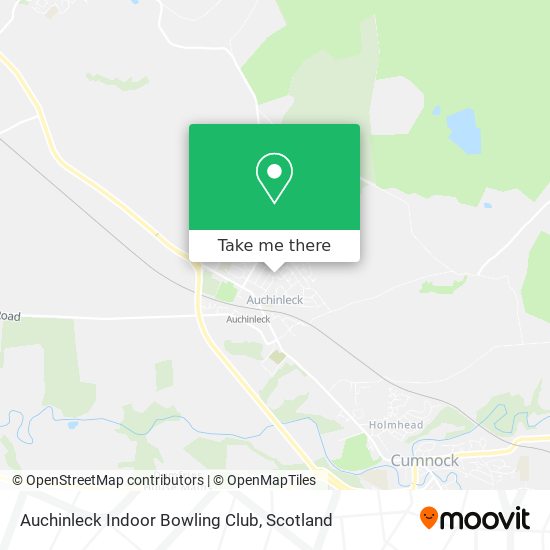 Auchinleck Indoor Bowling Club map