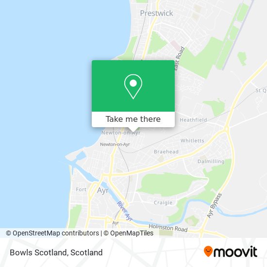 Bowls Scotland map
