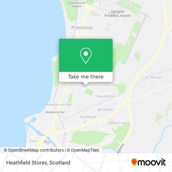 Heathfield Stores map