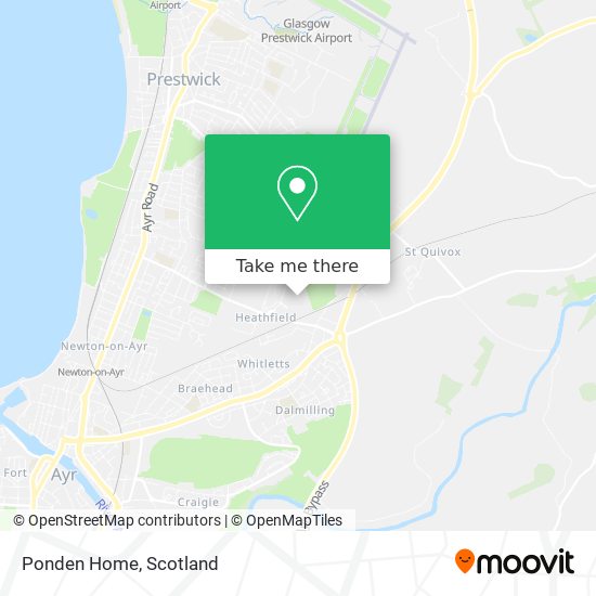 Ponden Home map