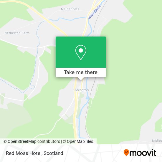 Red Moss Hotel map