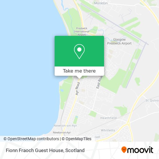 Fionn Fraoch Guest House map