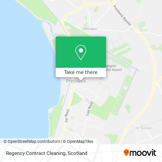 Regency Contract Cleaning map