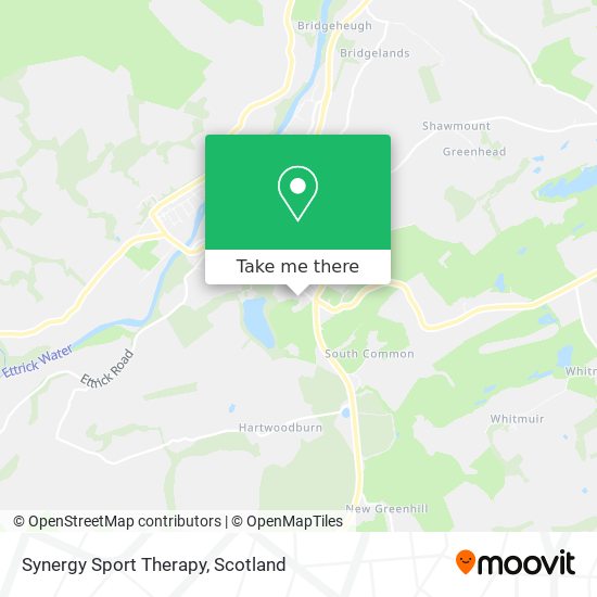 Synergy Sport Therapy map