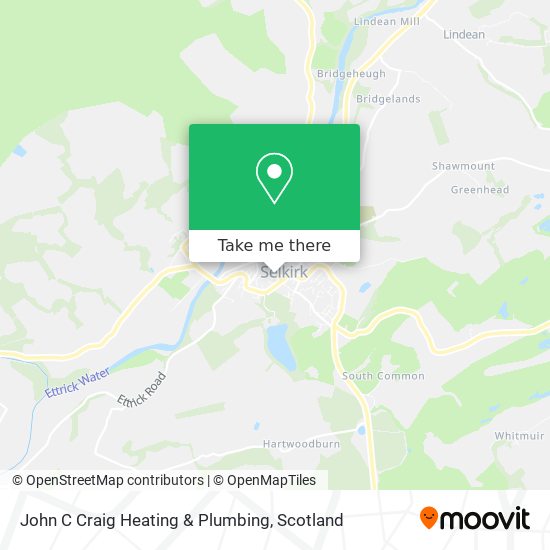 John C Craig Heating & Plumbing map