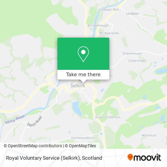 Royal Voluntary Service (Selkirk) map
