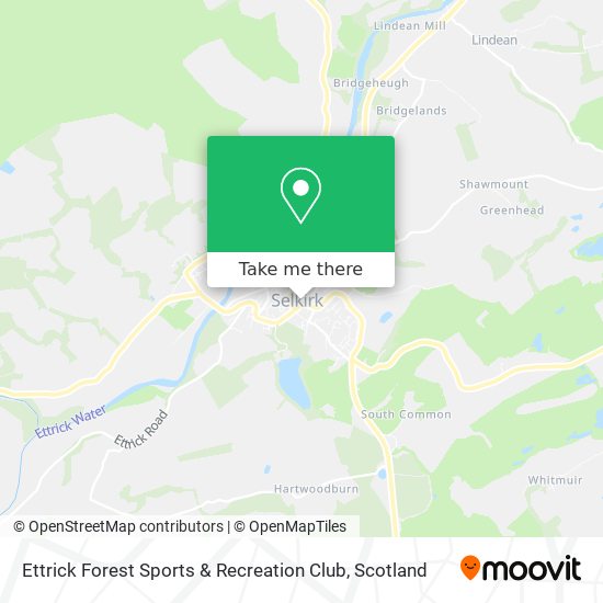 Ettrick Forest Sports & Recreation Club map