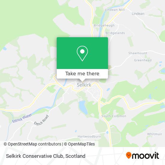 Selkirk Conservative Club map
