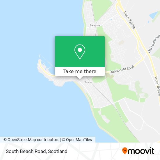 South Beach Road map
