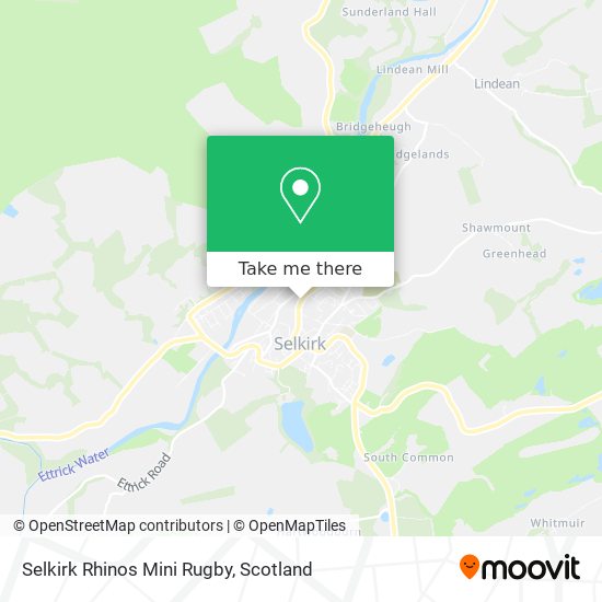 Selkirk Rhinos Mini Rugby map