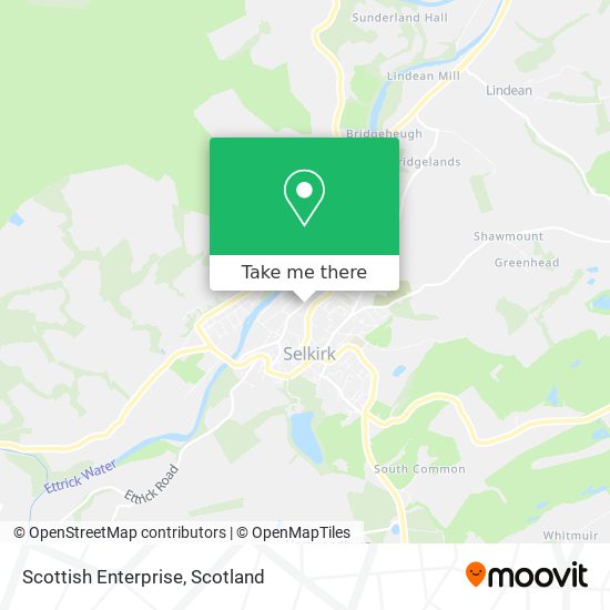 Scottish Enterprise map