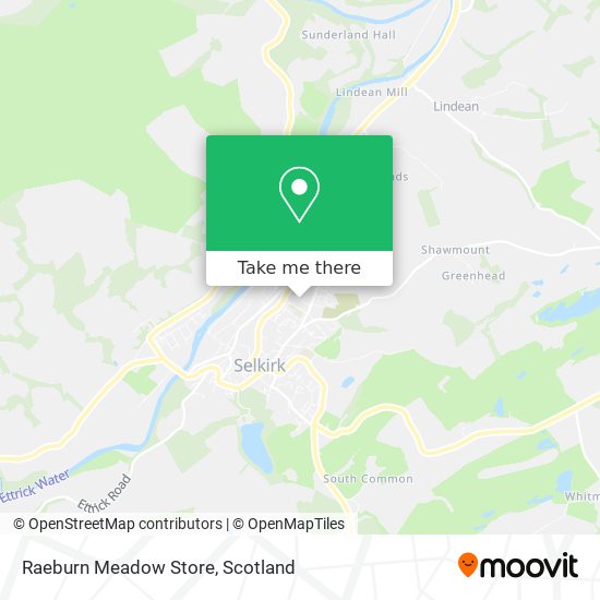 Raeburn Meadow Store map