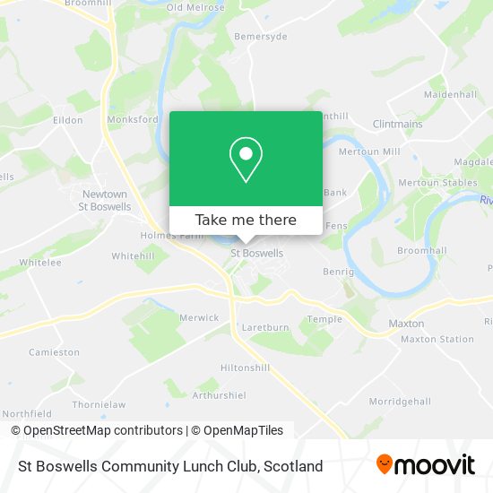 St Boswells Community Lunch Club map