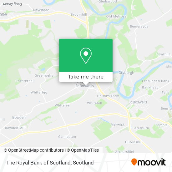 The Royal Bank of Scotland map