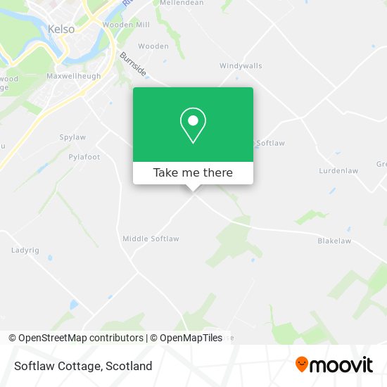 Softlaw Cottage map