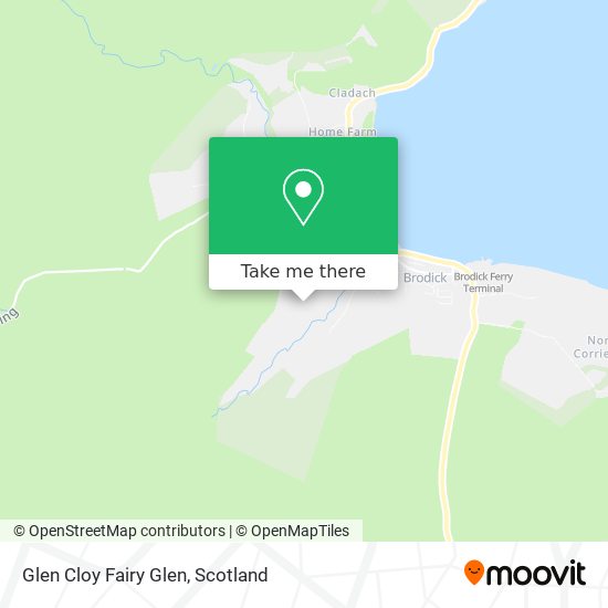 Glen Cloy Fairy Glen map