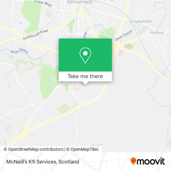 McNeill's K9 Services map