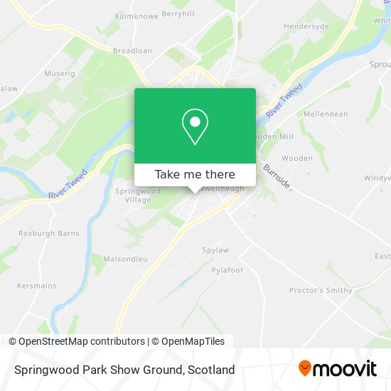 Springwood Park Show Ground map