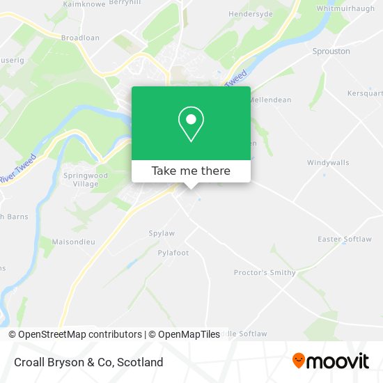 Croall Bryson & Co map