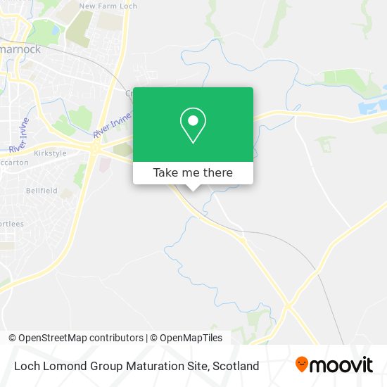 Loch Lomond Group Maturation Site map