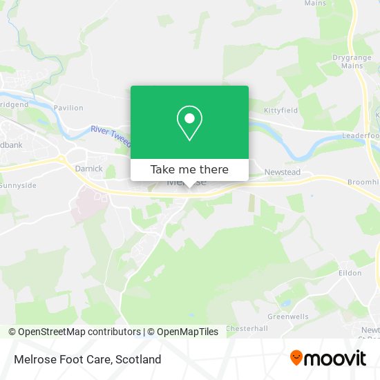Melrose Foot Care map