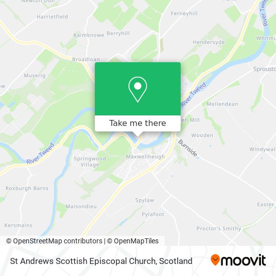 St Andrews Scottish Episcopal Church map