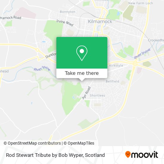 Rod Stewart Tribute by Bob Wyper map