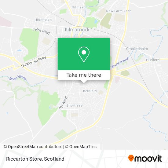 Riccarton Store map