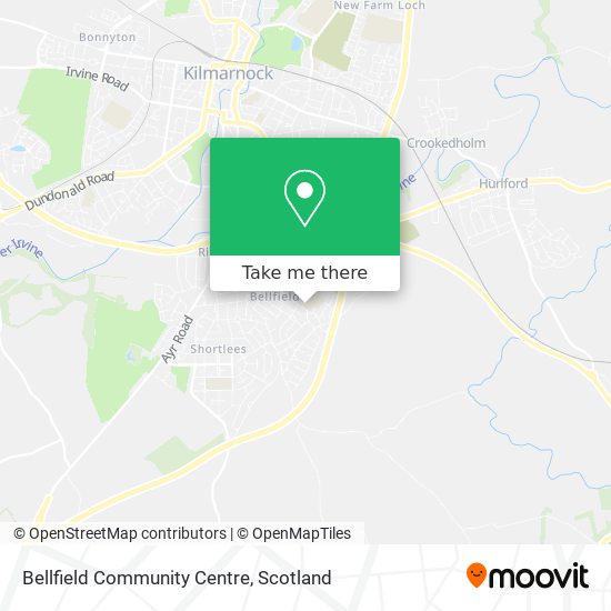Bellfield Community Centre map