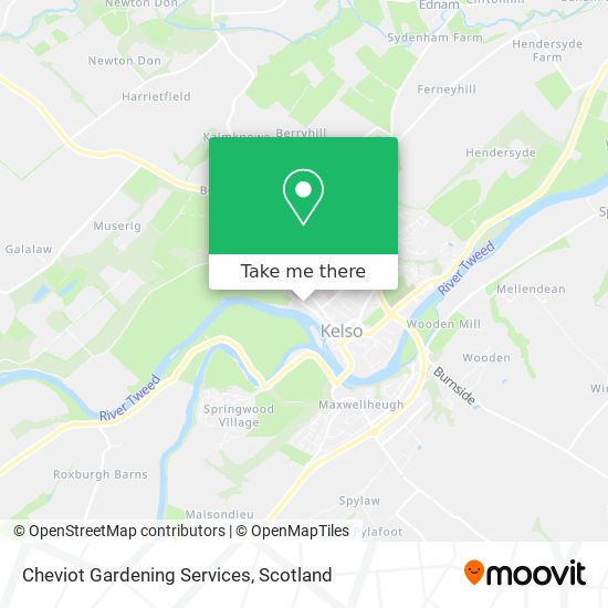 Cheviot Gardening Services map