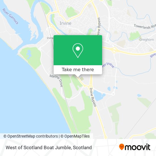 West of Scotland Boat Jumble map