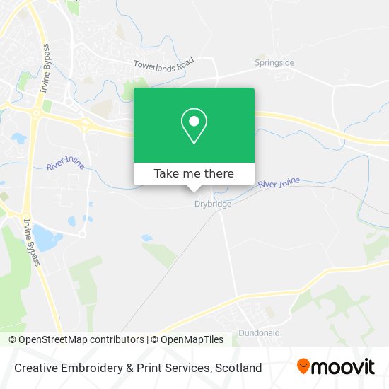 Creative Embroidery & Print Services map