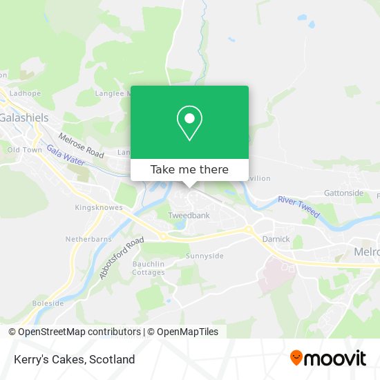Kerry's Cakes map